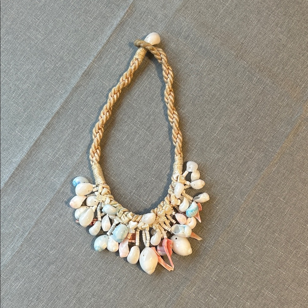 Elegant Shell Necklace with Natural Tones